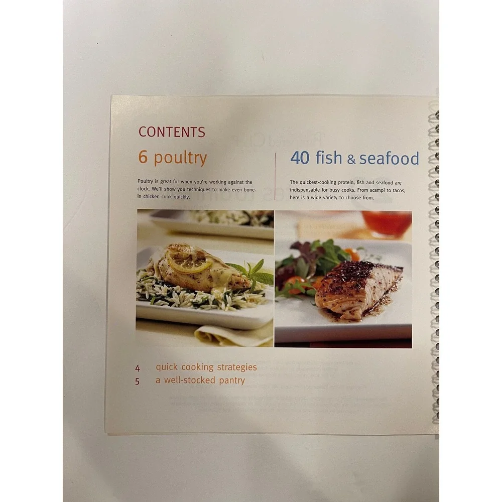 Pampered Chef 29 Minutes to Dinner Volume 2 Spiral bound Recipe Book